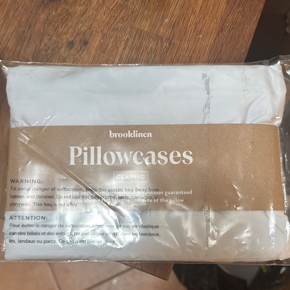 Brooklinen White Pillows Soft and Textured Bedding